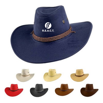 Faux Felt Western Cowboy Hat