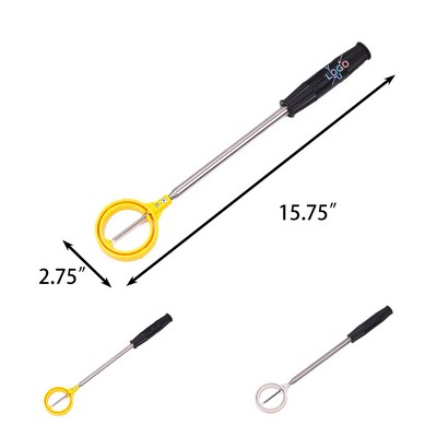 Telescopic Golf Ball Retriever with Auto Lock Scoop