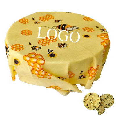 Eco Beeswax Wraps Reusable and Washable Food Covers 7x8